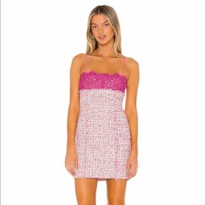 NWT PINK TWEED DRESS